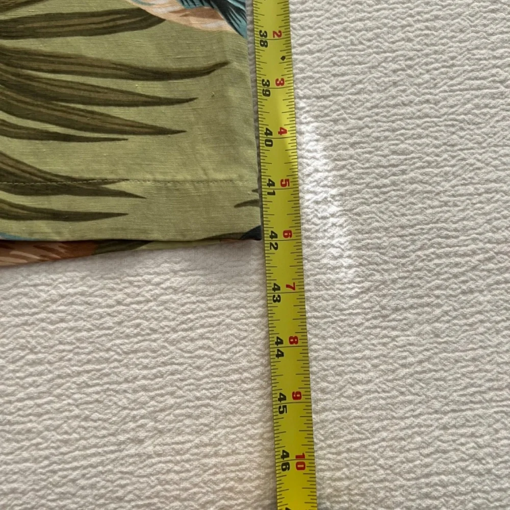 Tommy Bahama NWOT Women Silk Linen Tropical Trio Of Palms Palazzo Pants Size 10 - Picture 8 of 12